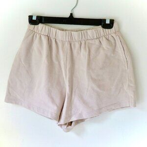 Garage Women's Comfy Beige Sweat Shorts - Size Small